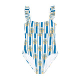 Blue Stripe Women's One Piece