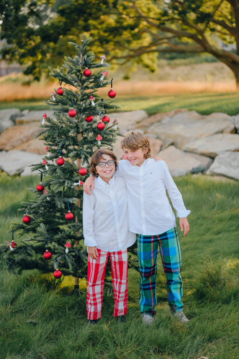 Red Plaid Jack Pant