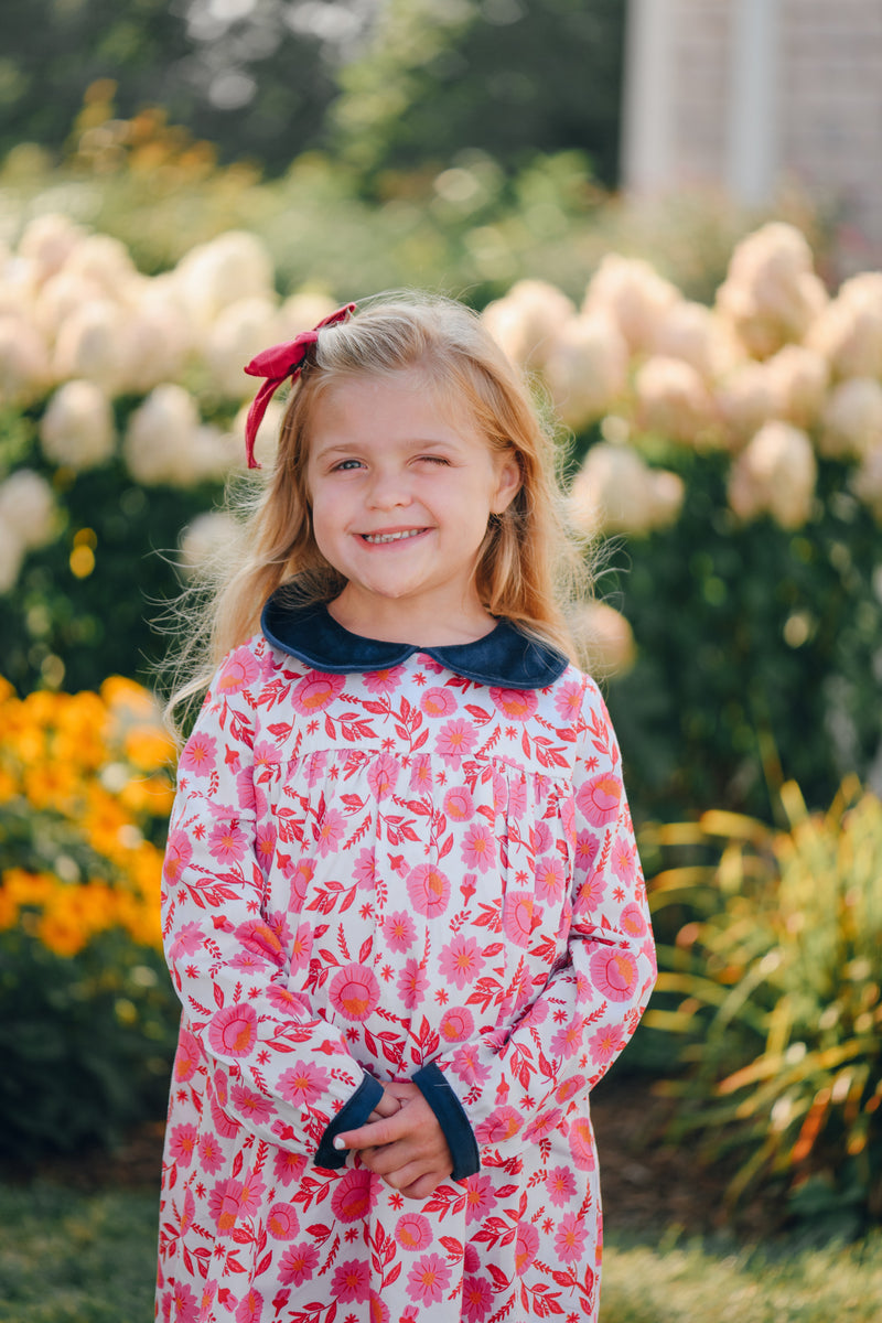 Pink Floral Georgia Dress